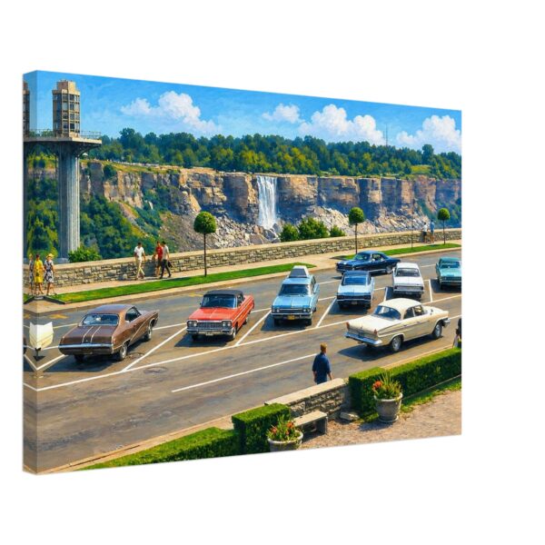 American Falls Dewatered, Niagara Falls 1969 - Canvas Print 0e4ddcdc-47f1-450b-8256-242f9b64cd99