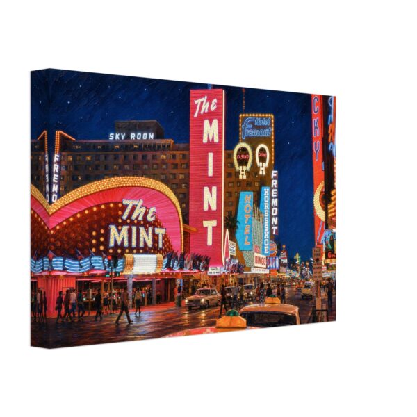 The Mint, Fremont Street, Las Vegas 1960s - Canvas Print 0e5199d3-682c-4d2f-ba42-5cd29192532c