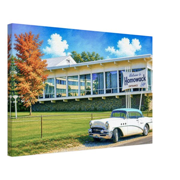 Homowack Lodge Hotel, Spring Glen, New York 1960s - Canvas Print 0f5d2ebf-85ff-4fb3-bf30-eb163cd9ea61