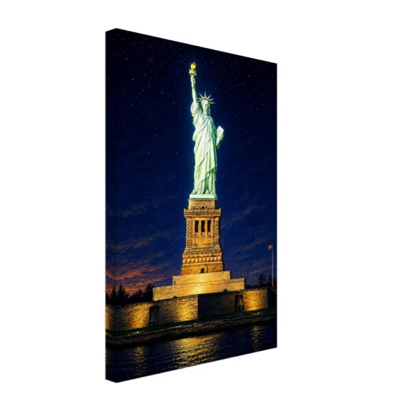 Statue of Liberty, New York City 1970s - Canvas Print 10c8ba0d-002b-4a5c-8f8f-94565df1e677