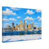 Detroit Riverfront and Boblo Boats 1960s – Canvas Print 12871928-0f24-4632-ace7-546a53aaeaec