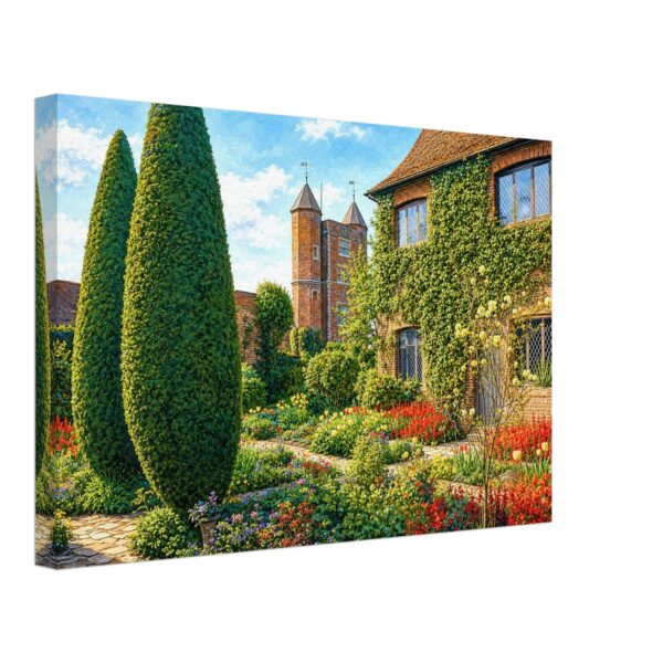 Sissinghurst Castle Garden, Kent 1970s – Canvas Print 1304be07-94fb-4810-a7e2-9dd0145cdd28