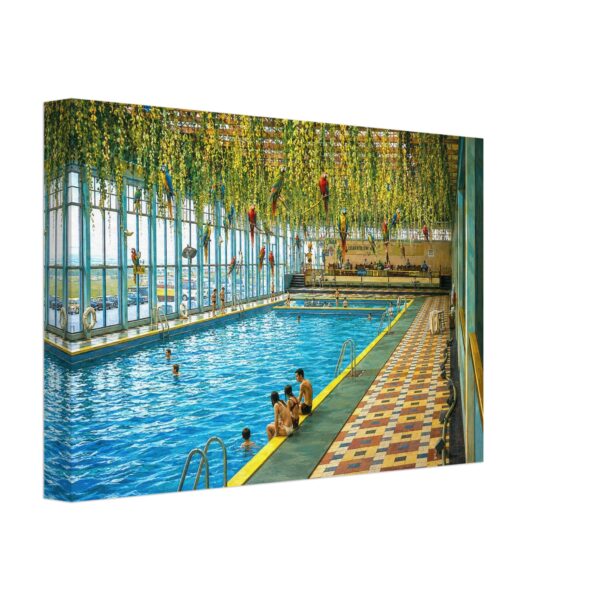Butlin's Indoor Pool, Bognor Regis Holiday Camp 1960s - Canvas Print 13aa3d30-7a55-44e4-a629-7d89b68585ab