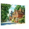 Copy of Abinger Hammer, Surrey, England 1950s - Canvas Print 14c475de-d79b-4269-9c7f-b9f8bdb612fa