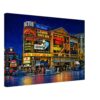 Piccadilly Circus at Night, London, England 1960s - Canvas Print 156a5f0b-9632-4f65-bb6e-a0588400b259