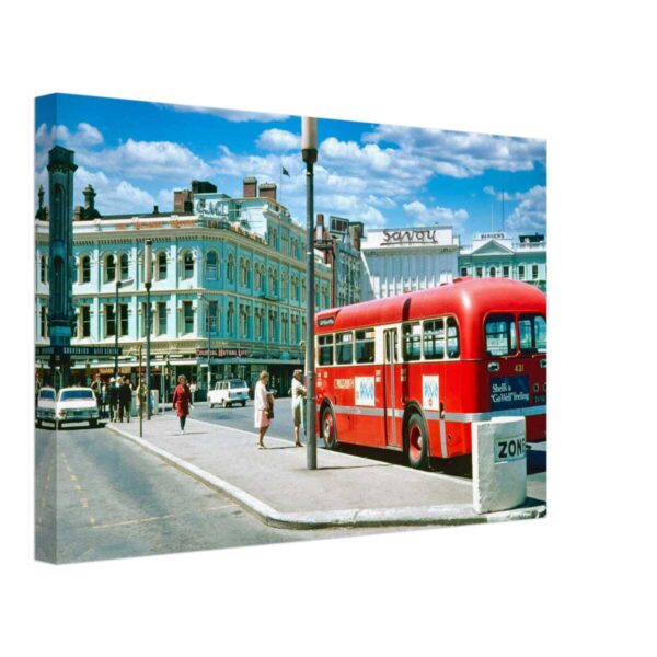 Cathedral Square, Christchurch, New Zealand 1970s - Canvas Print 1595dc0b-e900-4015-85fb-736aff692993