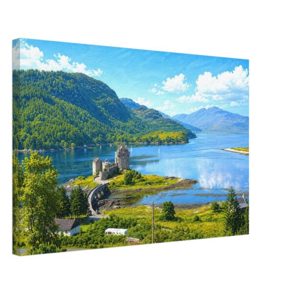Eilean Donan Castle, Loch Duich, Scotland 1970s – Canvas Print 16a4471d-f1c3-4bf6-b744-60370ead30c2