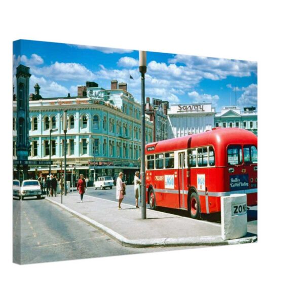 Cathedral Square, Christchurch, New Zealand 1970s - Canvas Print 1786c033-9177-4b59-94ca-f703eacefd56