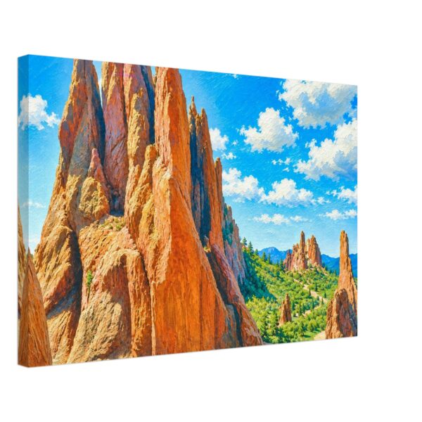 Garden of the Gods, Colorado Springs 1960s - Canvas Print 182df0df-0a25-4187-bbca-92156bc2e4ab