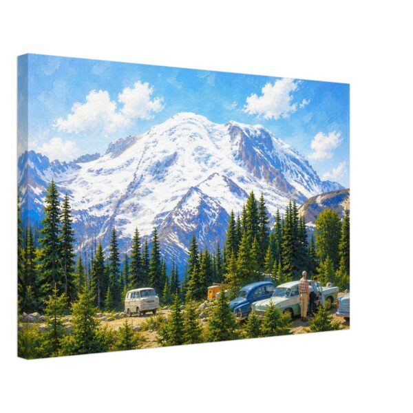 Mount Rainier, Washington 1960s - Canvas Print 185c9189-42ea-4317-8b1b-6e6d54151adf