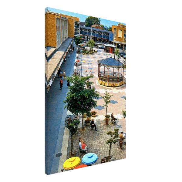 Queens Square, Crawley, England 1959 - Canvas Print 18662ac1-e831-439d-a2d3-8d6c2556ee50