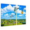 Walt Disney World Skyway and Tomorrowland Speedway, Florida 1973 - Canvas Print 198f6df6-e2f3-4fbf-b504-25c920a7f861