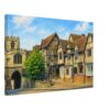 Lord Leycester Hospital, Warwick, England 1970s - Canvas Print 1a069369-e08d-4699-8a1d-80c9eac87a6e