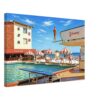 The Castaways Resort, Sunny Isles, Florida 1970s - Canvas Print 1a266087-f813-4e20-8a48-11923bae96d2