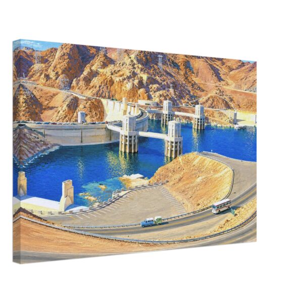 Hoover Dam and Lake Mead 1970s – Canvas Print 1ab7ab8a-e484-47e4-9e1e-ccaad22723a7