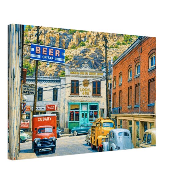 Bingham Canyon, Utah 1950s - Canvas Print 1b2aed8e-8c92-425a-ae6d-768776de12fc