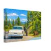Bears and Chrysler 300 in Yellowstone National Park 1960s – Canvas Print 1cbb9f8c-fc3d-432f-b833-a4f816b91367