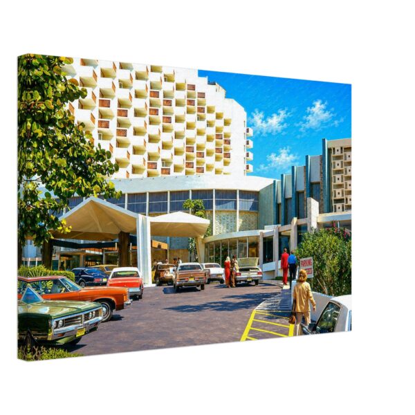 Americana Hotel, Bal Harbour, Florida 1974 - Canvas Print 1f8110b3-9c28-47c8-b176-4a1bdc59b1bf