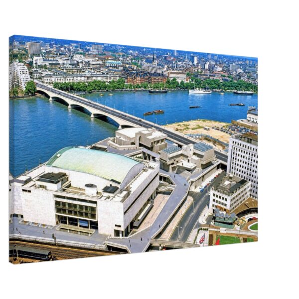 Royal Festival Hall, South Bank London 1960s - Canvas Print 204038c8-d85b-452c-982f-70bdc1b6f7bf