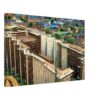 Coventry Cathedral Under Construction 1950s - Canvas Print 20a8b553-15dc-4d9b-a941-b7d1eaebbac9