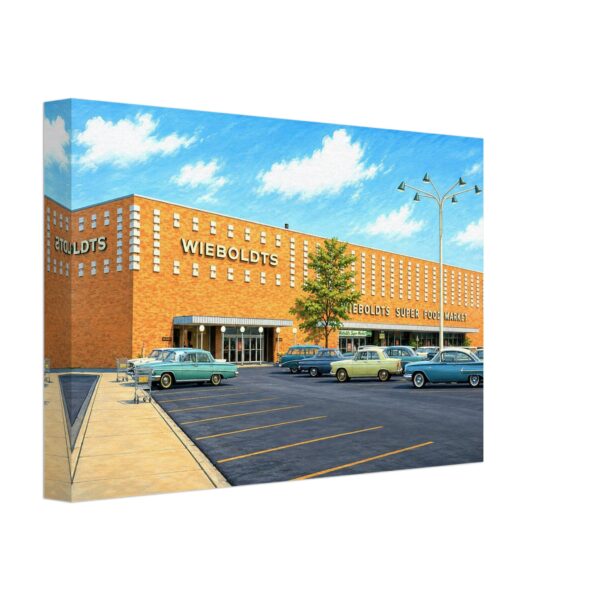 Wieboldt's, Randhurst Mall, Illinois 1960s - Canvas Print 20d6f11a-86b6-442b-a9b6-502682b056a6