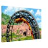 Dragon Mountain Coaster, Marineland, Niagara Falls 1980s – Canvas Print 211729dd-d6ec-4782-ae2e-a2168710e097