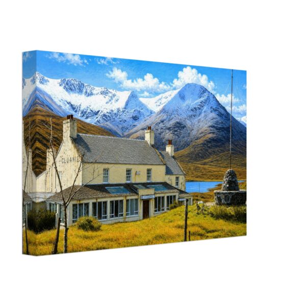 Cluanie Inn, Glenmoriston, Scottish Highlands 1970s - Canvas Print 21f5554d-6944-4df5-810b-213fc04f3cdb