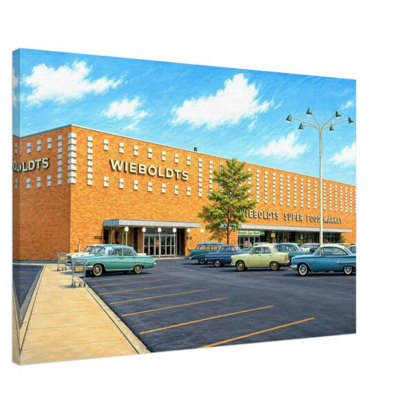 Wieboldt's, Randhurst Mall, Illinois 1960s - Canvas Print 224501ee-5674-473c-84c2-15c9507118d8
