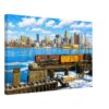 Detroit Skyline from Windsor 1960s – Canvas Print 239ccc3a-4e7b-4320-bd0c-21087920a451