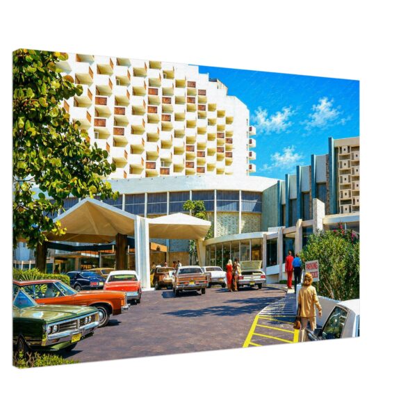 Americana Hotel, Bal Harbour, Florida 1974 - Canvas Print 23a0ea4e-42dc-4211-a7e4-3a728d17fe4c