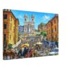 Spanish Steps and Trinità dei Monti, Rome, Italy 1970s - Canvas Print 244df0a6-45ce-45f4-8f73-1beb27ee7609