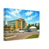 College of Education, Michigan State University, East Lansing 1950s - Canvas Print 2468edf6-e27c-454f-9b37-48281d4cff39