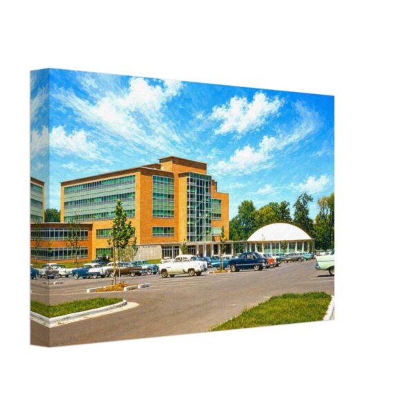 College of Education, Michigan State University, East Lansing 1950s - Canvas Print 2468edf6-e27c-454f-9b37-48281d4cff39