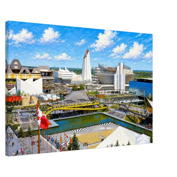 Expo 67 Pavilions, Montreal, Canada 1960s – Canvas Print 24a4e212-8bfd-4ae1-88b5-7117fa9e6419