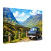 Ford Popular in Glencoe, Scotland 1960s - Canvas Print 26b51c7c-bc59-4fc7-857e-f5e917456adb