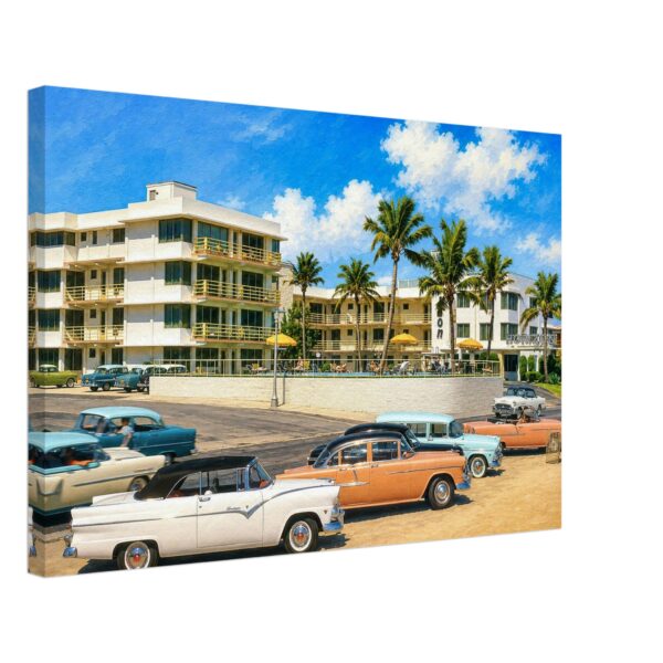 Fort Lauderdale and Horizon Apartment Hotel, Florida 1950s - Canvas Print 2706023b-36d8-4b23-9c6a-1a49ddf694ec