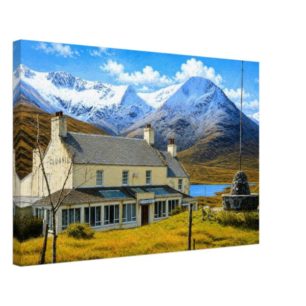 Cluanie Inn, Glenmoriston, Scottish Highlands 1970s - Canvas Print 2787df64-72eb-4ba9-a0ea-5f2d15a6cc27