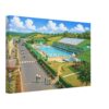 Indoor & Outdoor Swimming Pools, Butlins Ayr Holiday Camp 1980s - Canvas Print 28e0929b-5d1b-49dd-b44e-ffeb90ab068d