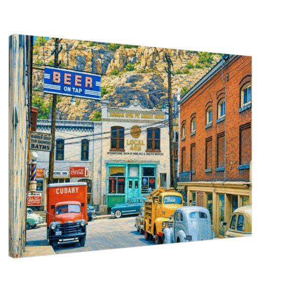 Bingham Canyon, Utah 1950s - Canvas Print 28ea67eb-d4e7-48ab-a669-4435b2e0bba9