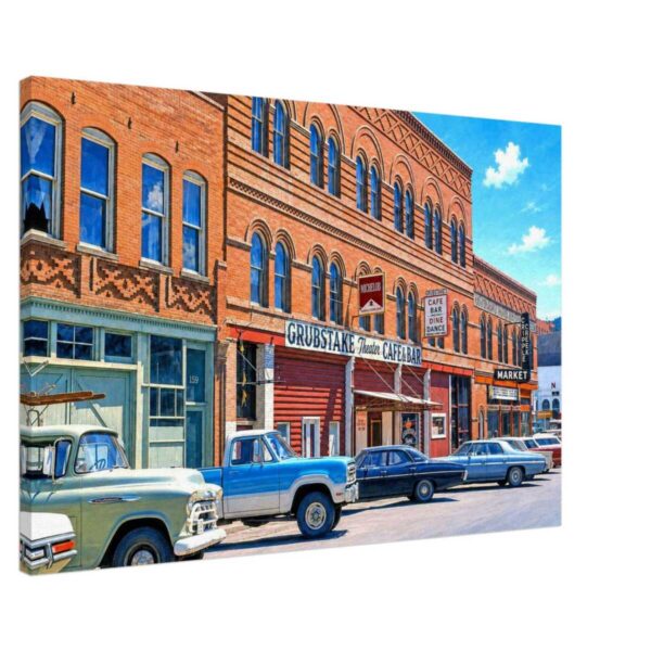 Grubstake Theater, Cripple Creek, Colorado 1970s - Canvas Print 29259cf5-9cbc-4201-a522-3492f5877306