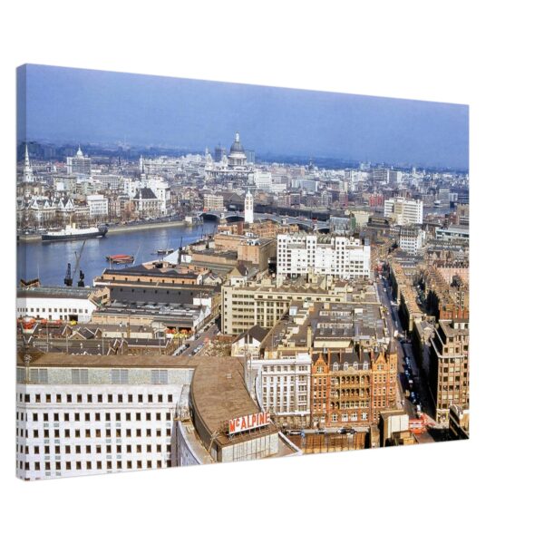 London Skyline from the Shell Centre Tower 1961 - Canvas Print 29df118c-c546-4abe-9105-8c63c5db548b