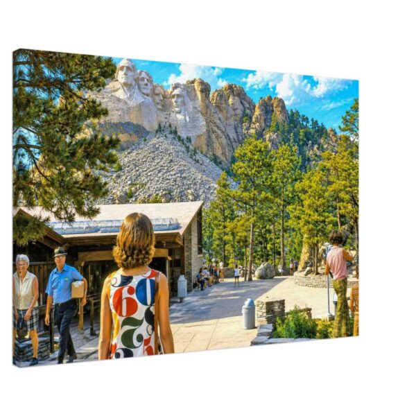 Mount Rushmore National Memorial, South Dakota 1970s - Canvas Print 29dff3e6-5b3a-42d2-b982-3bdc293162c8