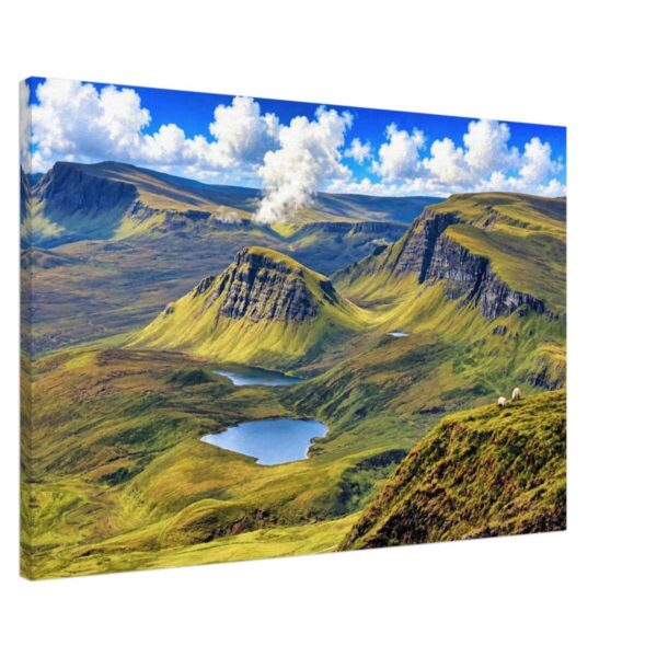 The Quiraing, Isle of Skye 1970s - Canvas Print 2b901e08-914e-442a-917c-6f16a39df497