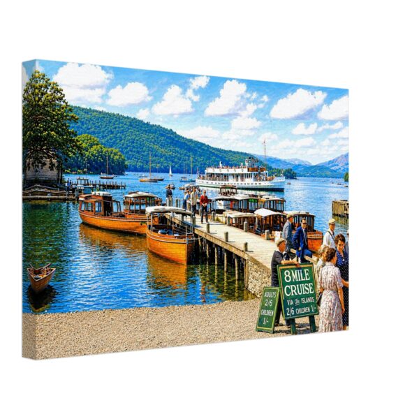 Lake Windermere, Cumbria 1950s - Canvas Print 2f6817f4-8aee-4f34-b173-e264d4f3680c