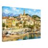 Menton, French Riviera, France 1980s - Canvas Print 30a440df-b48b-47b0-b149-be6973d51da4
