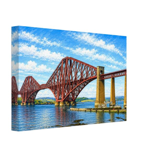 Forth Bridge, Scotland 1960s – Canvas Print 30b50e51-d12d-4bad-b6b3-886d5784383f