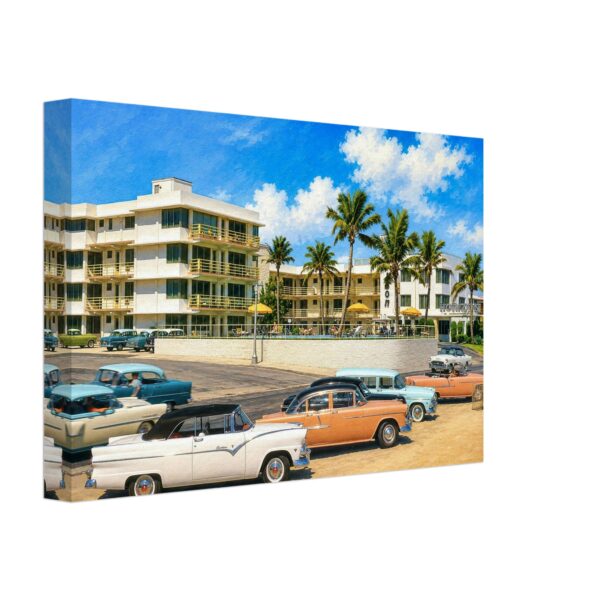 Fort Lauderdale and Horizon Apartment Hotel, Florida 1950s - Canvas Print 30c7f0aa-2c04-48b5-a185-b1e8ec96d027