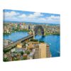 Sydney Harbour Bridge, Sydney, Australia 1970s - Canvas Print 314434bf-5ea1-4b6e-ac3a-1c2e2ca1bd96