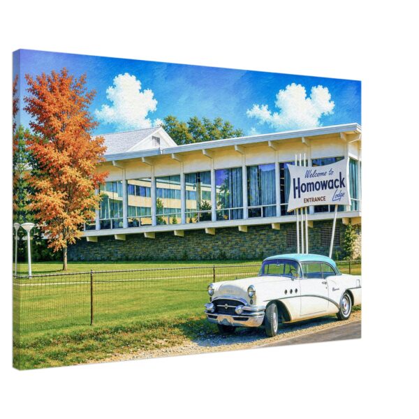 Homowack Lodge Hotel, Spring Glen, New York 1960s - Canvas Print 315ed914-f487-4ee0-8892-500031fed22d