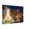Trafalgar Square at Night, London 1960s – Canvas Print 31c0b5cc-b2f6-4cae-bd02-3e82351b52f7